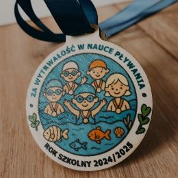 kolorowy medal personalizowany